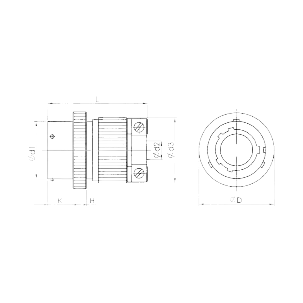 Circular electrical connector